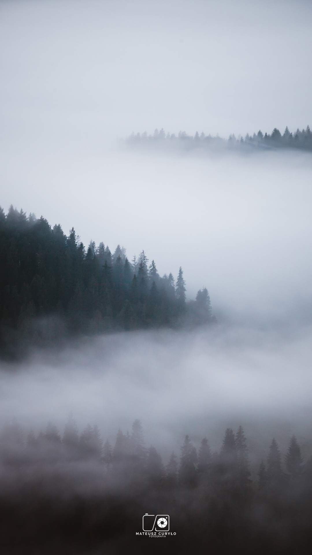 mgła fotografia krajobrazowa góry